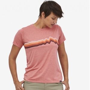PATAGONIA Womens Capilene Cool Daily Graphic Short Sleeve